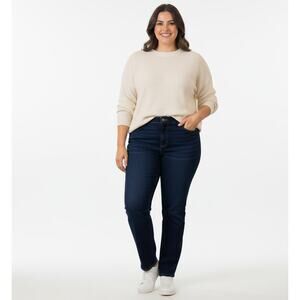 Talbots Flawless Five Pocket Straight Leg Jeans Womens 22W Plus Size Casual